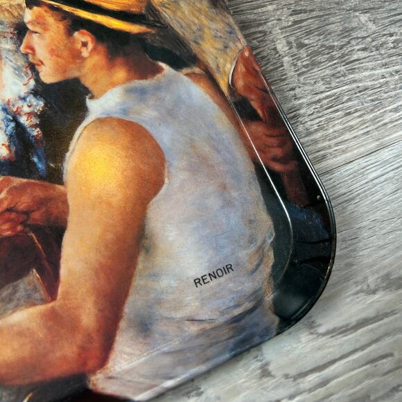 Vintage Renoir Art Tray Made in Italy – Boating Party Serving Platter - Picture 2 of 8